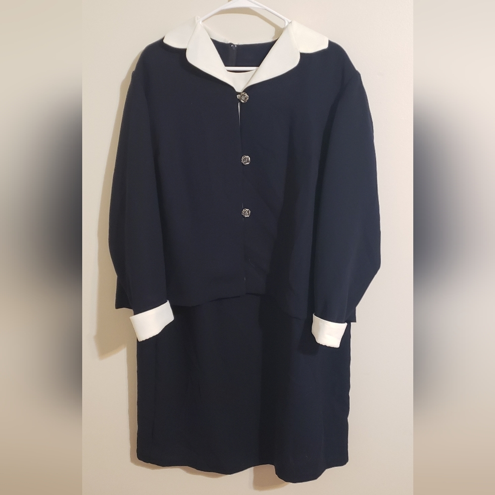 Leslie Fay 1960s style dress suit